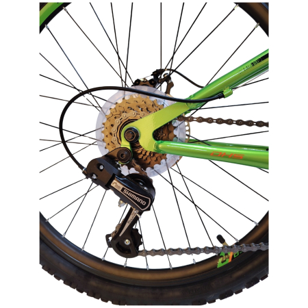 Bicicleta Copii DHS Sonic FS Disc - 24 inch, Verde [3]