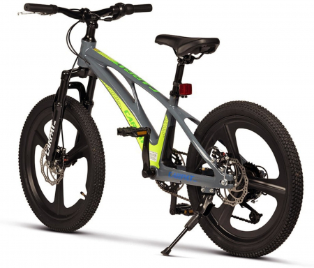 Bicicleta copii 20" MTB-HT CARPAT C20343, jante magneziu, cadru aluminiu 8.5", 7 viteze, varsta 7-10 ani [2]