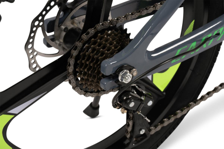﻿Bicicleta Copii MTB Carpat 20" C20343A, Gri/Verde [6]