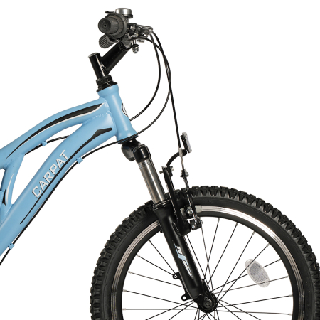 Bicicleta copii MTB-FS 20" CARPAT Alpin 2.0, cadru otel, manete RevoShift, frane V-Brake, 7 viteze, varsta 7-10 ani [4]