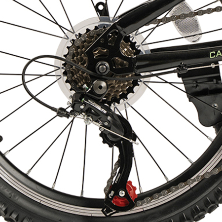 Bicicleta copii MTB-FS 20" CARPAT Alpin 2.0, cadru otel, manete RevoShift, frane V-Brake, 7 viteze, varsta 7-10 ani [7]