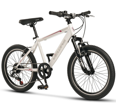 BICICLETE COPII - Bicicleta copii MTB-HT 20" VELORS Neptune 2.0, cadru otel, manete RevoShift, frane V-Brake, 7 viteze, varsta 7-10 ani