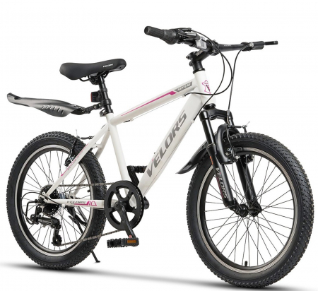Bicicleta copii MTB-HT 20" VELORS Neptune 2.0, cadru otel, manete RevoShift, frane V-Brake, 7 viteze, varsta 7-10 ani [1]