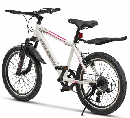 Bicicleta copii MTB-HT 20" VELORS Neptune 2.0, cadru otel, manete RevoShift, frane V-Brake, 7 viteze, varsta 7-10 ani [2]