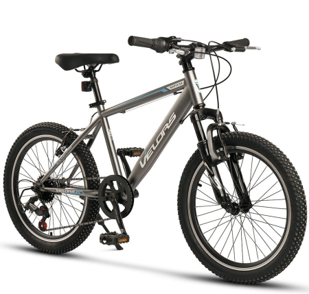 BICICLETE COPII - Bicicleta copii MTB-HT 20" VELORS Neptune 2.0, cadru otel, manete RevoShift, frane V-Brake, 7 viteze, varsta 7-10 ani