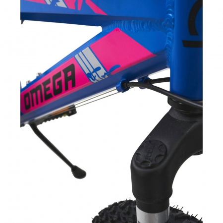 Bicicleta copii 20" OMEGA Gerald, cadru aluminiu, 6 viteze, albastru, varsta 7-10 ani [2]