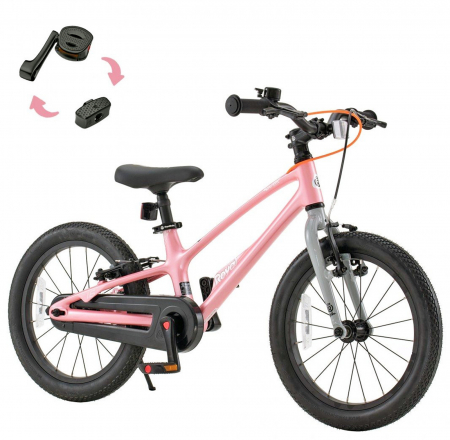 Bicicleta copii 18" ROYAL BABY EZ Space Shark, pedalier detasabil/suport picioare, varsta 5-7 ani [1]