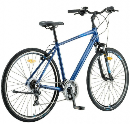 Bicicleta cross-fitness 28" POLAR Helix, cadru aluminiu, manete secventiale, frane V-Brake, 21 viteze [2]