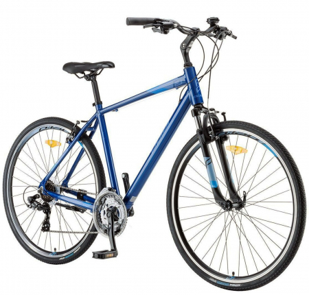 Bicicleta cross-fitness 28" POLAR Helix, cadru aluminiu, manete secventiale, frane V-Brake, 21 viteze [1]