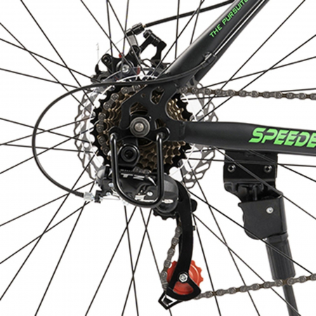 Bicicleta cross-fitness 28" VELORS Speeder RS-4, cadru otel 16", manete secventiale, frane disc, 21 viteze [6]