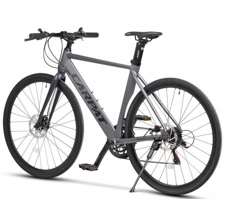 Bicicleta cross-fitness CARPAT Pathfinder 3.0, cadru aluminiu, manete index, frane disc, 14 viteze [2]