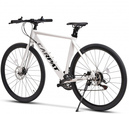 Bicicleta cross-fitness CARPAT Pathfinder 3.0, cadru aluminiu, manete index, frane disc, 14 viteze [2]