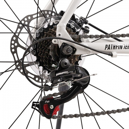 Bicicleta cross-fitness CARPAT Pathfinder 3.0, cadru aluminiu, manete index, frane disc, 14 viteze [8]