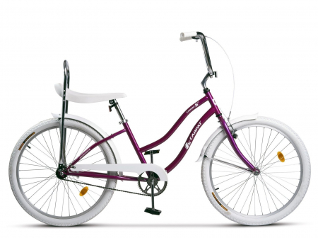 BICICLETE ORAS-TREKKING - Bicicleta Cruiser 26" CARPAT Liberta, cadru otel 21", frane V-Brake/torpedo, single speed