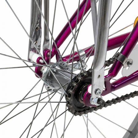 Bicicleta Cruiser 26" CARPAT Liberta, cadru otel 21", frane V-Brake/torpedo, single speed [3]