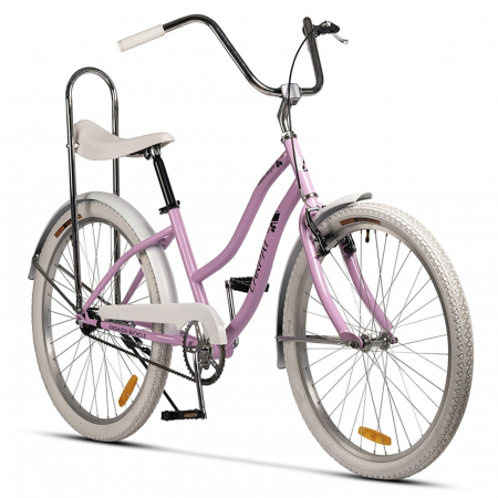 Bicicleta Cruiser 26" CARPAT Liberta, cadru otel 21", frane V-Brake/torpedo, single speed [1]