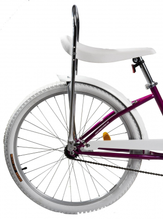 Bicicleta Cruiser 26" CARPAT Liberta, cadru otel 21", frane V-Brake/torpedo, single speed [5]