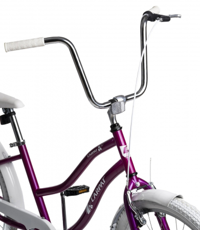 Bicicleta Cruiser 26" CARPAT Liberta, cadru otel 21", frane V-Brake/torpedo, single speed [2]