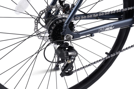 Bicicleta Cursiera/Cyclocross E-Carpat Adv A28320C 28", Negru, Cadru Aluminiu, 16 Viteze, Echipare Carpat, Frane Disc, Cabluri Integrate [6]