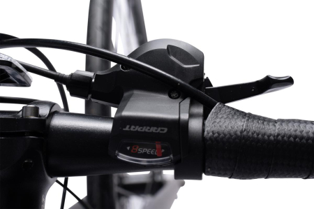 Bicicleta Cursiera/Cyclocross E-Carpat Adv A28320C 28", Negru, Cadru Aluminiu, 16 Viteze, Echipare Carpat, Frane Disc, Cabluri Integrate [9]