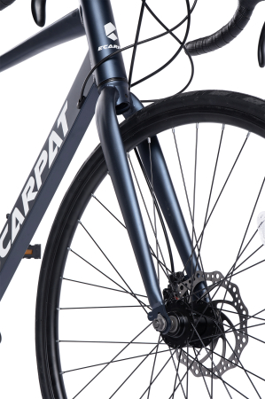 Bicicleta Cursiera/Cyclocross E-Carpat Adv A28320C 28", Negru, Cadru Aluminiu, 16 Viteze, Echipare Carpat, Frane Disc, Cabluri Integrate [7]