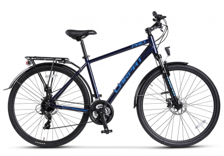 BICICLETE ORAS-TREKKING - Bicicleta Trekking 28" CARPAT Pro C28281, cadru aluminiu 19", manete secventiale, frane disc, 24 viteze
