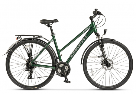 BICICLETE ORAS-TREKKING - Bicicleta Trekking 28" CARPAT Pro C28282, cadru aluminiu 18", manete secventiale, frane disc, 24 viteze