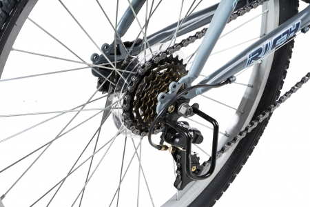 Bicicleta de oras (Trekking) Rich R2430A 24", Gri/Albastru [5]