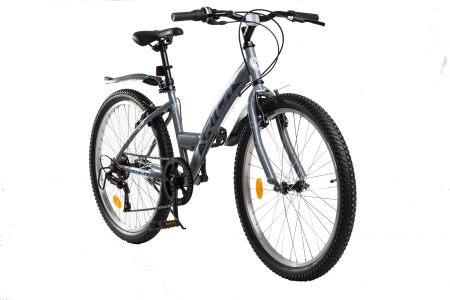 Bicicleta de oras (Trekking) Rich R2430A 24", Gri/Albastru [1]