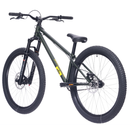 Bicicleta dirt 26" ROCK MACHINE Riff 50s, cadru otel 12", frane hidraulice, single speed, verde [5]
