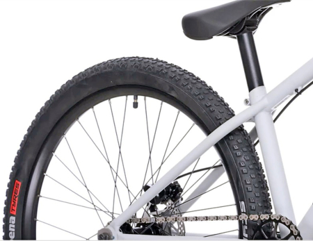 Bicicleta dirt 26" ROCK MACHINE Riff 70s, cadru otel 12", frane hidraulice, single speed, gri [13]