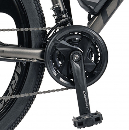 Bicicleta electrica 27.5" MTB-HT CARPAT Pioneer C27517E, cadru aluminiu, jante magneziu, manete index, frane disc, 21 viteze [8]