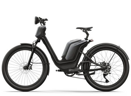 Bicicleta electrica 27.5" NIU Aero 27800, cadru aluminiu 18", manete secventiale, frane hidraulice, 8 viteze, negru [2]