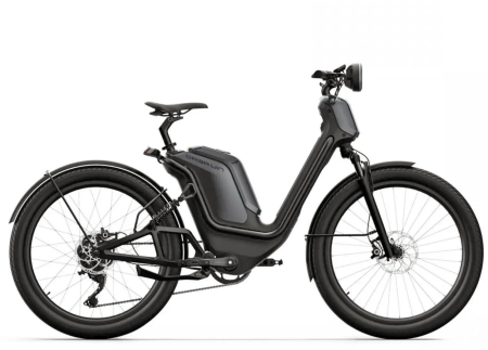 Bicicleta electrica 27.5" NIU Aero 27800, cadru aluminiu 18", manete secventiale, frane hidraulice, 8 viteze, negru [2]