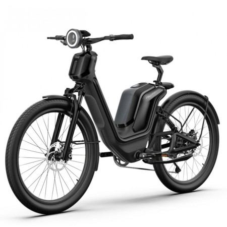 BICICLETE ELECTRICE - Bicicleta electrica 27.5" NIU Aero 27800, cadru aluminiu 18", manete secventiale, frane hidraulice, 8 viteze, negru