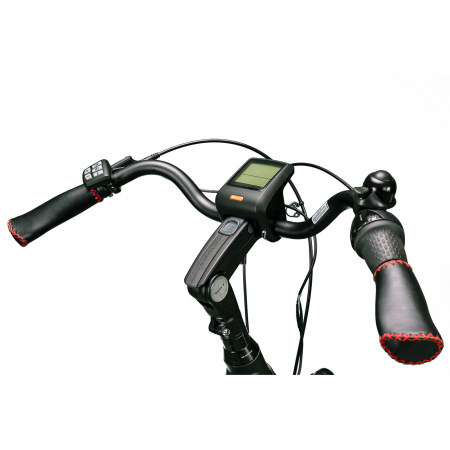 Bicicleta electrica City 28" DEVRON 28426AC, cadru aluminiu 21", frane hidraulice, 7 viteze, negru [3]