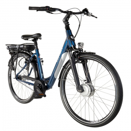 BICICLETE ELECTRICE - Bicicleta electrica City 28" CORWIN 28122, cadru aluminiu, manete revoshift, frane V-Brake/torpedo, 7 viteze