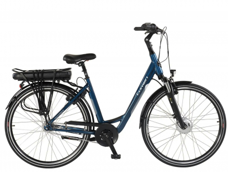 Bicicleta electrica City 28" CORWIN 28122, cadru aluminiu, manete revoshift, frane V-Brake/torpedo, 7 viteze [1]