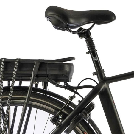 Bicicleta electrica City 28" CORWIN 28321, cadru aluminiu 21", frane V-Brake, 7 viteze, negru mat [8]