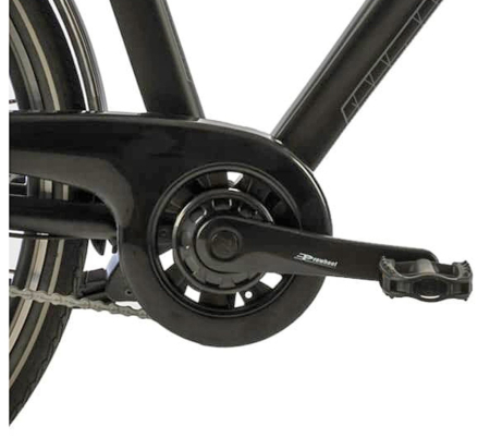 Bicicleta electrica City 28" CORWIN 28321, cadru aluminiu 21", frane V-Brake, 7 viteze, negru mat [3]