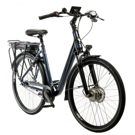 BICICLETE ELECTRICE - Bicicleta electrica City 28" CORWIN 28326, cadru aluminiu, frane hidraulice, 7 viteze