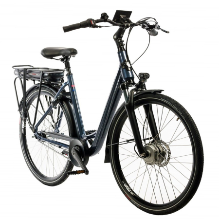 BICICLETE ELECTRICE - Bicicleta electrica City 28" CORWIN 28326, cadru aluminiu, frane hidraulice, 7 viteze