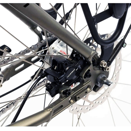 Bicicleta electrica City 28" CORWIN 28326, cadru aluminiu, frane hidraulice, 7 viteze [8]