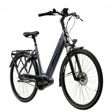 Bicicleta electrica City 28" CORWIN 28426, cadru aluminiu, manete revoshift, frane hidraulice, 7 viteze [1]