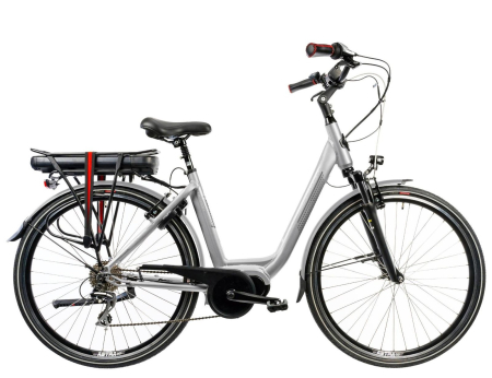 BICICLETE ELECTRICE - Bicicleta electrica City 28" DEVRON 28414, cadru aluminiu, frane V-Brake, 7 viteze