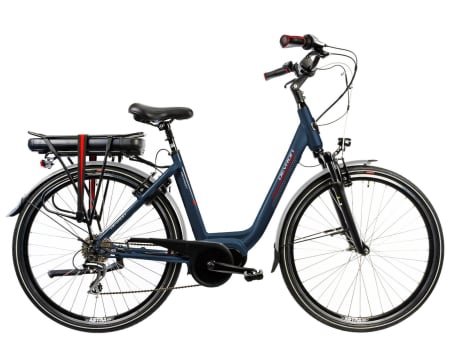 BICICLETE ELECTRICE - Bicicleta electrica City 28" DEVRON 28414, cadru aluminiu, frane V-Brake, 7 viteze