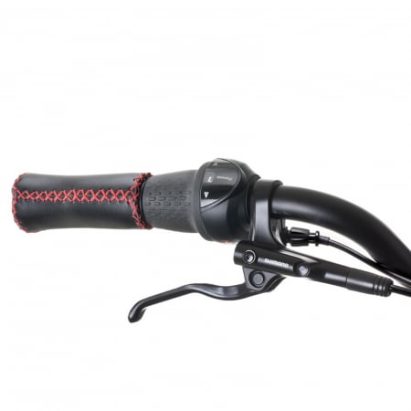 Bicicleta electrica oras 28" DEVRON 28427, cadru aluminiu 19.5", manete RevoShift, frane hidraulice, 9 viteze, negru [8]