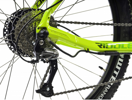 Bicicleta electrica MTB-HT 27.5" DEVRON W1.7, cadru aluminiu, manete secventiale, frane hidraulice, 18 viteze [5]