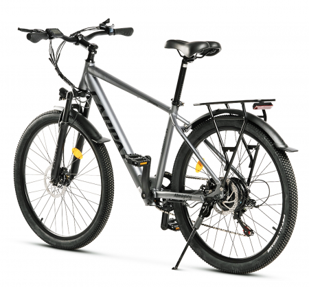 Bicicleta electrica City 26" CARPAT Almighty C26518E, cadru aluminiu, manete index, frane disc, 7 viteze [2]
