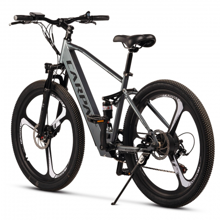 Bicicleta electrica MTB-FS 26" CARPAT Knight C26519E, jante magneziu, cadru aluminiu 17", manete index, frane disc, 7 viteze [2]